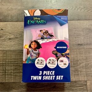 Disney Encanto The Family Madrigal Mirabel 3pc Twin Bed Sheet Set And Pillowcase